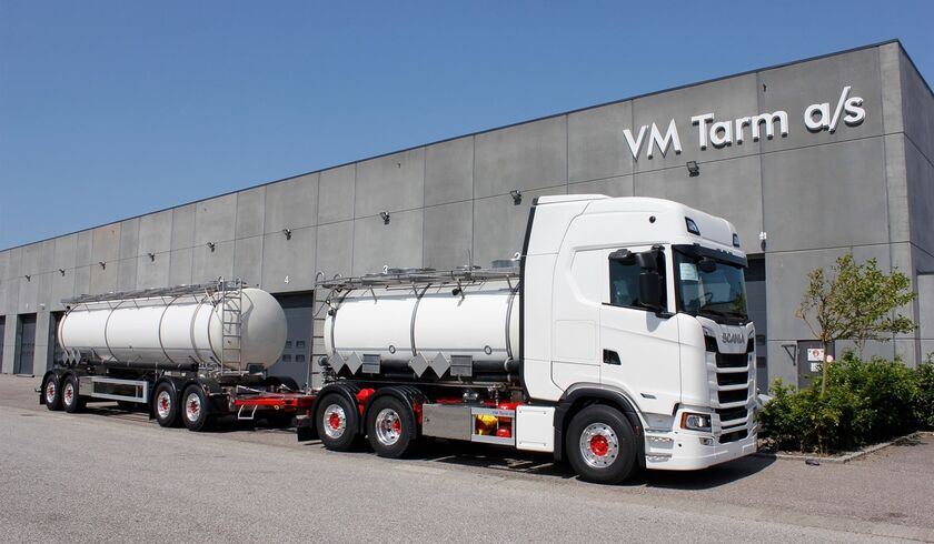 Grønaasen Transport – 20 000 liters kemtankssläpvagn och 20 000 liters kemtankspåbyggnad