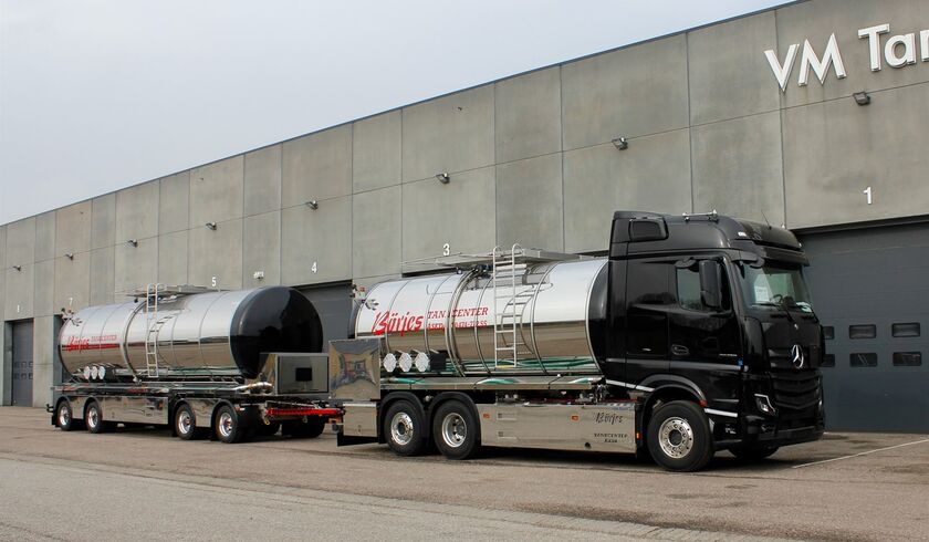 Börjes Tankcenter – 2 × 18 000 liters kemtankspåbyggnader och 2 × 33 000 liters kemtankssläpvagnar