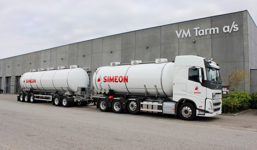 Simeon Tank Oy – 22 500 liters kemtankspåbyggnad och 37 500 liters kemtankssläpvagn