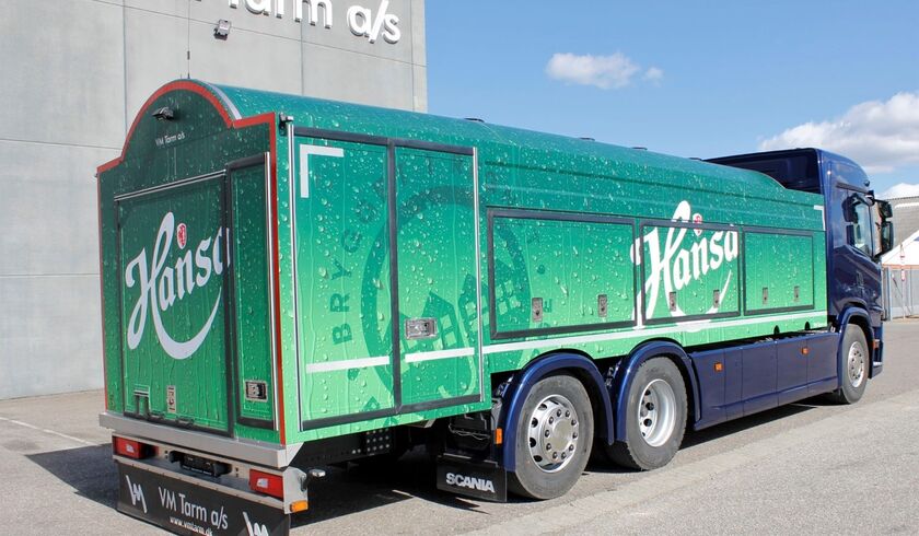 Hansa Borg Bryggeri AS – 13 000 liters öltank på växelflak