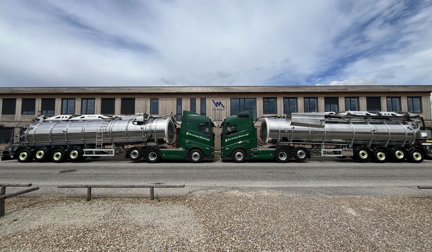 Bornholms Bioenergi ApS – 2 x 39 000 liters semitrailer med gödseltank